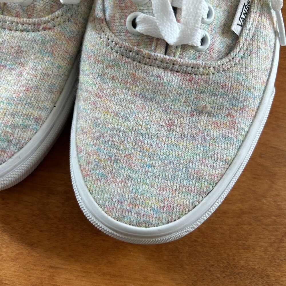 Vans Authentic Rainbow Jersey Multicolor White Sn… - image 4